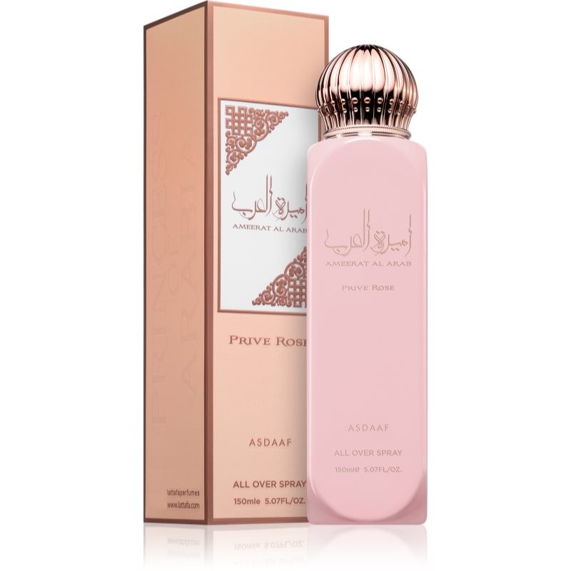 Asdaaf Ameerat Al Arab Privé Rosen-Körperspray 150 ml