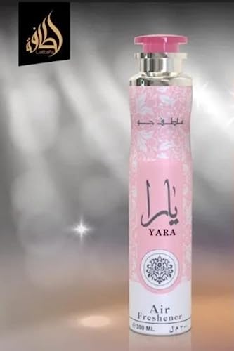 Lattafa Yara Lufterfrischer 300 ml, Zitrus- und blumig-moschusartiger Duft